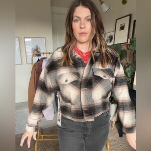 Flannel Plaid Women's Jacket